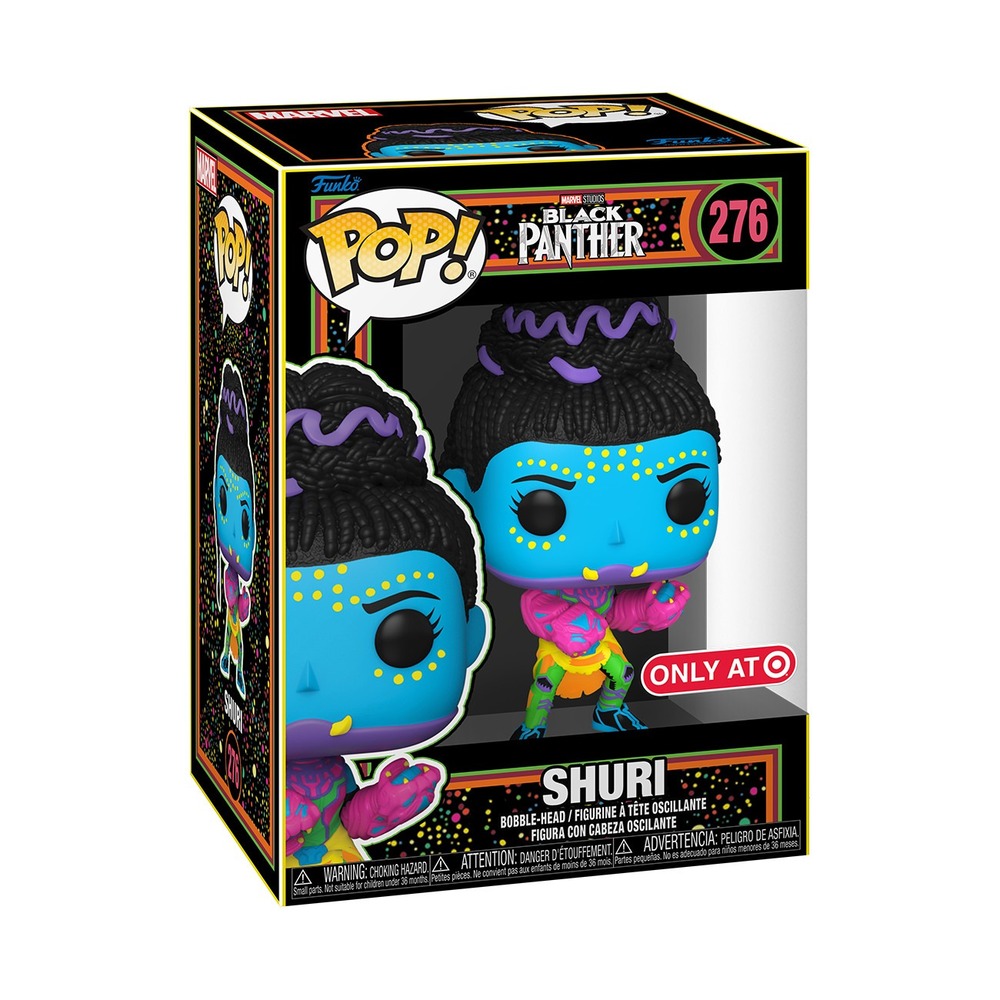 Funko Pop Marvel Shuri Target Exclusive Blacklight S2 Vinyl Figure 276 66332